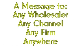 Thumbnail image for Any Wholesaler, Any Channel, Any Firm, Anywhere