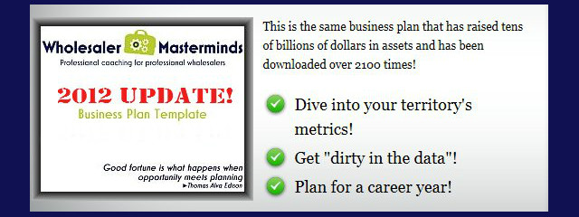 Post image for Wholesaler Masterminds Business Builder – Business Planning Template